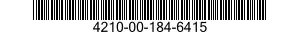 4210-00-184-6415 TRUCK,FIRE FIGHTING 4210001846415 001846415