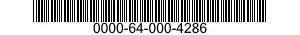0000-64-000-4286 CABLE ASSEMBLY,SPEC 0000640004286 640004286