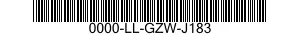 0000-LL-GZW-J183  0000LLGZWJ183 LLGZWJ183