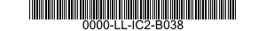 0000-LL-IC2-B038  0000LLIC2B038 LLIC2B038