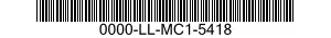 0000-LL-MC1-5418  0000LLMC15418 LLMC15418