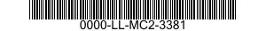 0000-LL-MC2-3381  0000LLMC23381 LLMC23381