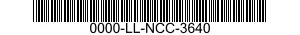 0000-LL-NCC-3640  0000LLNCC3640 LLNCC3640