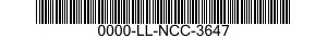 0000-LL-NCC-3647  0000LLNCC3647 LLNCC3647