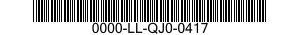 0000-LL-QJ0-0417  0000LLQJ00417 LLQJ00417