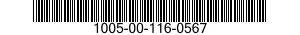 1005-00-116-0567  1005001160567 001160567