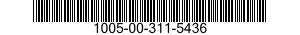 1005-00-311-5436  1005003115436 003115436