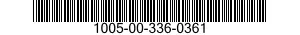 1005-00-336-0361 CAP 1005003360361 003360361
