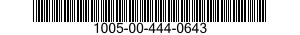 1005-00-444-0643  1005004440643 004440643