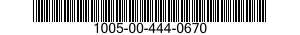 1005-00-444-0670  1005004440670 004440670