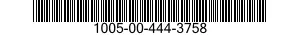 1005-00-444-3758  1005004443758 004443758