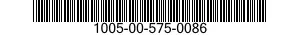 1005-00-575-0086 RIFLE,CALIBER .22 1005005750086 005750086