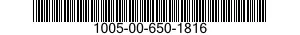 1005-00-650-1816  1005006501816 006501816