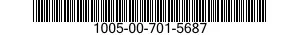 1005-00-701-5687 PLUG 1005007015687 007015687
