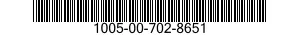 1005-00-702-8651  1005007028651 007028651