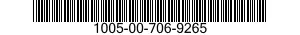 1005-00-706-9265  1005007069265 007069265