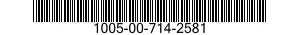 1005-00-714-2581  1005007142581 007142581