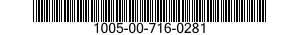 1005-00-716-0281  1005007160281 007160281
