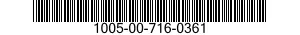 1005-00-716-0361  1005007160361 007160361
