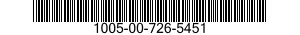 1005-00-726-5451  1005007265451 007265451