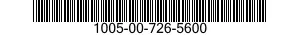 1005-00-726-5600  1005007265600 007265600