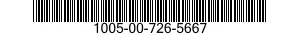 1005-00-726-5667  1005007265667 007265667