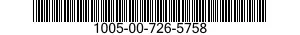 1005-00-726-5758  1005007265758 007265758