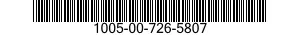1005-00-726-5807  1005007265807 007265807