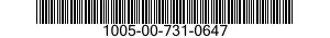 1005-00-731-0647  1005007310647 007310647