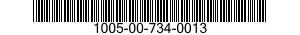 1005-00-734-0013  1005007340013 007340013