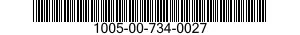 1005-00-734-0027  1005007340027 007340027