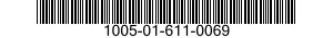 1005-01-611-0069 HOUSING,MACHINE GUN 1005016110069 016110069