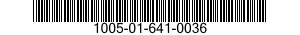 1005-01-641-0036 SUPPRESSOR,SMALL ARMS WEAPON 1005016410036 016410036