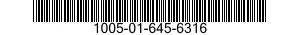 1005-01-645-6316 PROTECTOR,RAIL 1005016456316 016456316