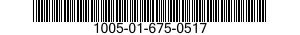 1005-01-675-0517 RECEIVER,AUTOMATIC GUN 1005016750517 016750517