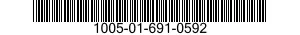 1005-01-691-0592 RECEIVER,AUTOMATIC GUN 1005016910592 016910592