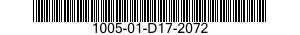 1005-01-D17-2072  100501D172072 01D172072