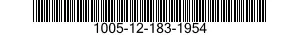 1005-12-183-1954 MACHINE GUN,7.62 MILLIMETER 1005121831954 121831954