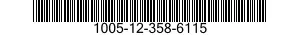 1005-12-358-6115 PISTOL,7.65 MILLIMETER,AUTOMATIC 1005123586115 123586115