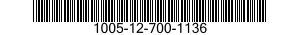 1005-12-700-1136 GUIDE,CARTRIDGE,SMALL ARMS 1005127001136 127001136