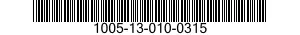 1005-13-010-0315  1005130100315 130100315