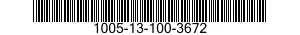 1005-13-100-3672 BLADE,FRONT SIGHT: 1005131003672 131003672