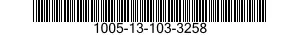 1005-13-103-3258 BARREL,MACHINE GUN 1005131033258 131033258