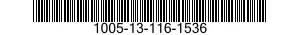 1005-13-116-1536  1005131161536 131161536