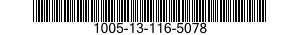 1005-13-116-5078 BRUSH,CLEANING,ARTILLERY 1005131165078 131165078