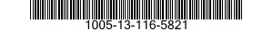 1005-13-116-5821 LOCK,BREECH,MACHINE GUN 1005131165821 131165821