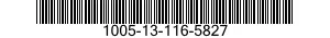 1005-13-116-5827 LOCK,BREECH,MACHINE GUN 1005131165827 131165827