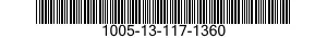 1005-13-117-1360 BLOCK,BOLT,MACHINE GUN 1005131171360 131171360