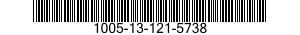 1005-13-121-5738 RAIL ASSEMBLY,RECOIL 1005131215738 131215738