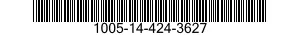 1005-14-424-3627 BARREL,MACHINE GUN 1005144243627 144243627